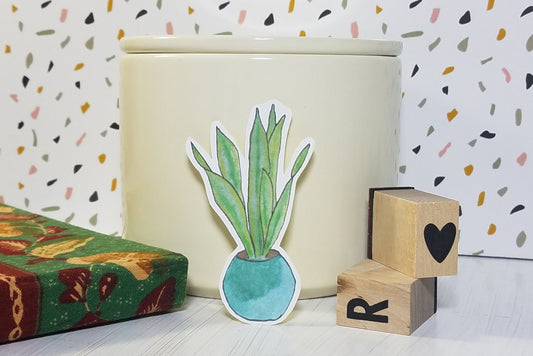Indoor Plants Sticker Set