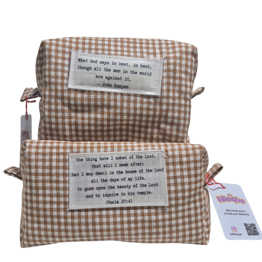 Dust and Ashes Scripture Pouch