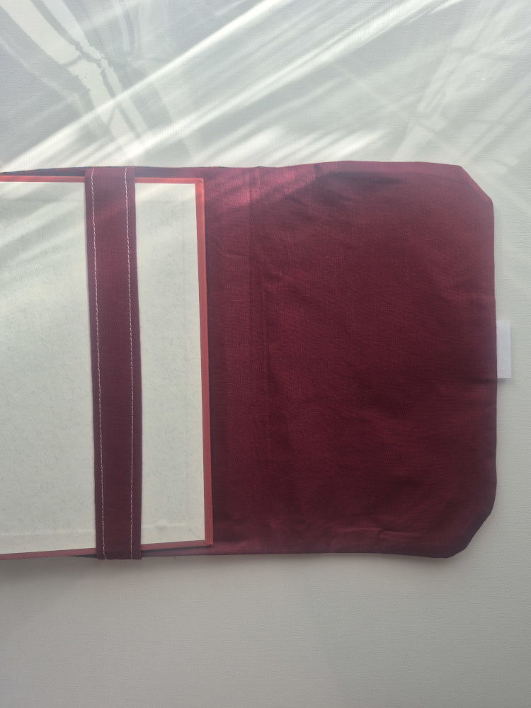 Harback Adjustable Book/Bible Cover - Red Tartan